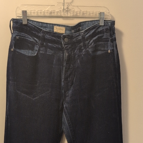 Pilcro Retro Flare Mid‑Rise Jeans • Dark Wash • Size 30 - Picture 6 of 12